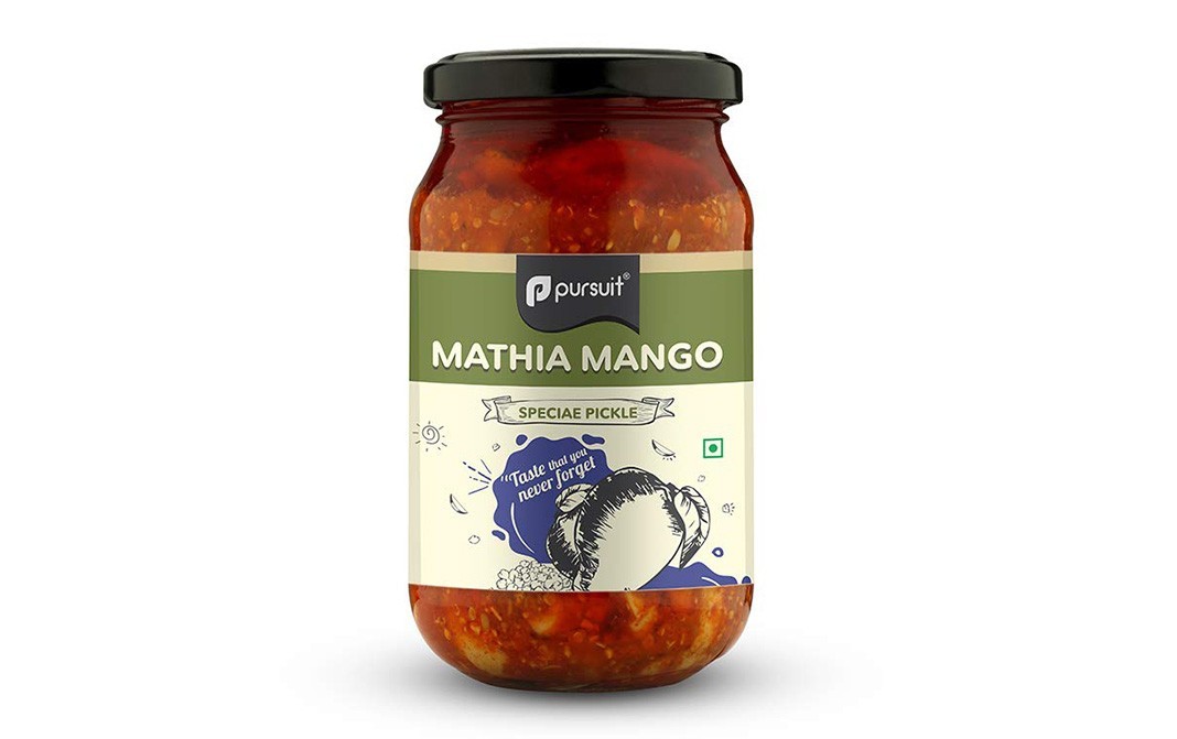 Pursuit Mathia Mango Special Pickle   Glass Jar  400 grams